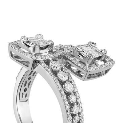 1.12 ct.Baguette Diamond Ring - 4