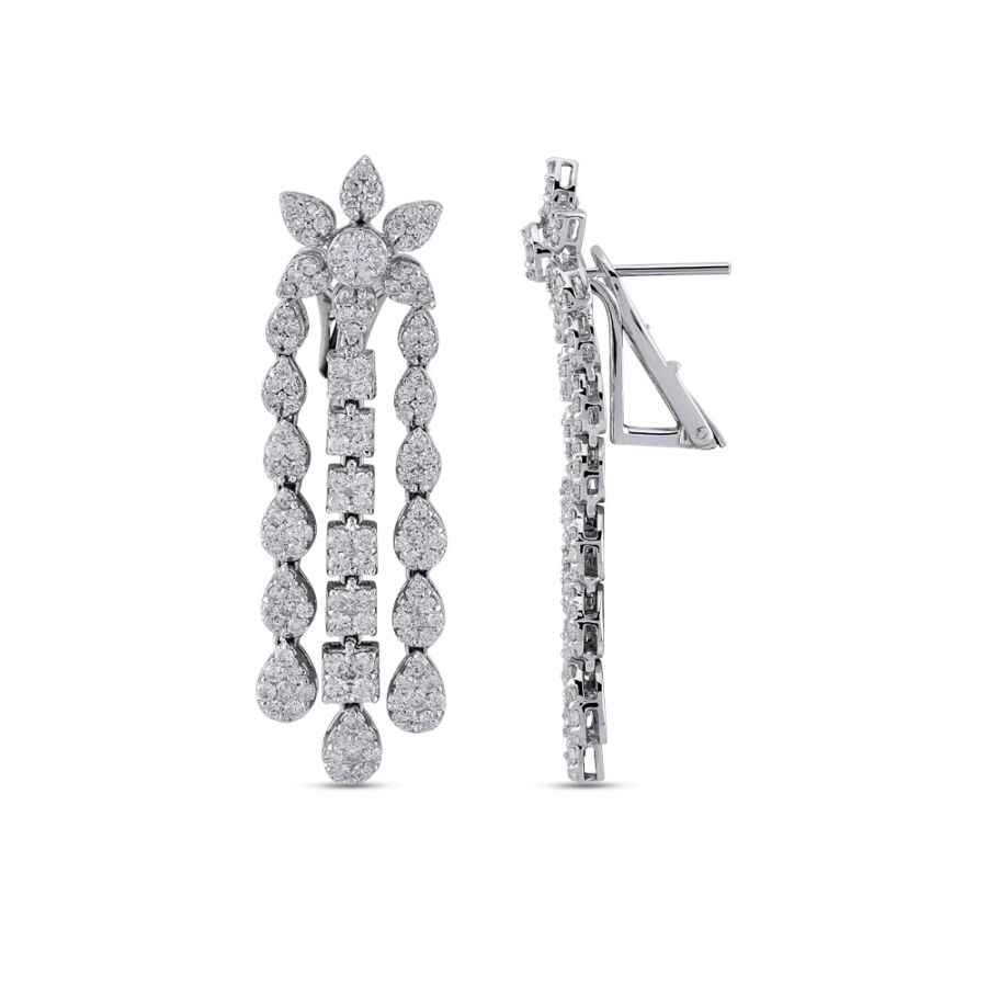 4.77 ct.Diamond Earring - 1