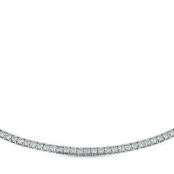 11.45 ct.Diamond Tennis Necklace - 2