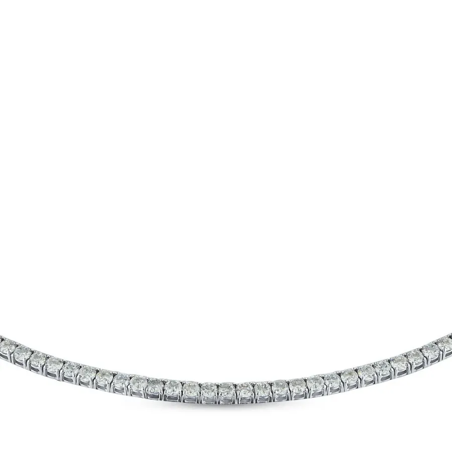 11.45 ct.Diamond Tennis Necklace - 2