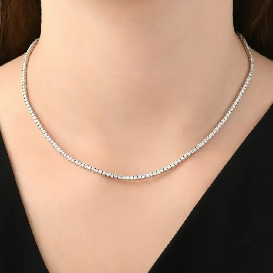 5.10 ct.Diamond Tennis Necklace - 3