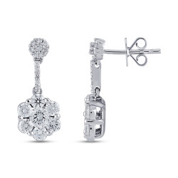 1.12 ct.Diamond Earring - 1