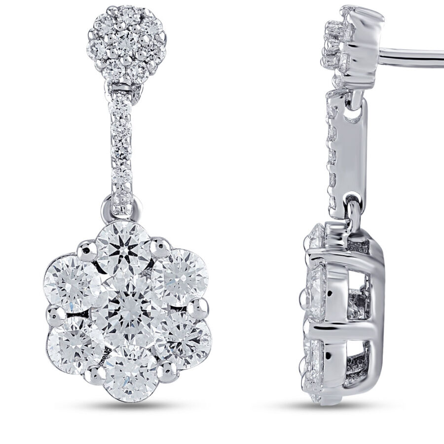 1.12 ct.Diamond Earring - 2