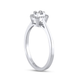 0.10 ct.Baguette Diamond Ring - 3