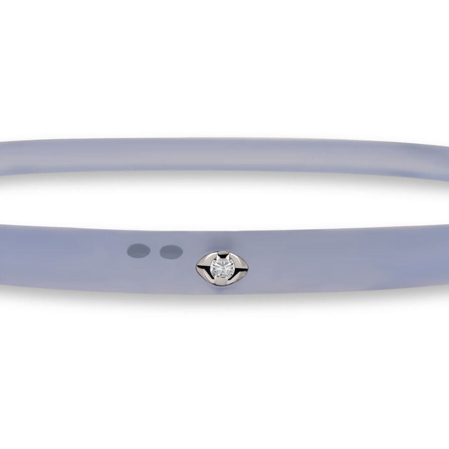 0.02 ct.Diamond Silicon Bracelet - 2