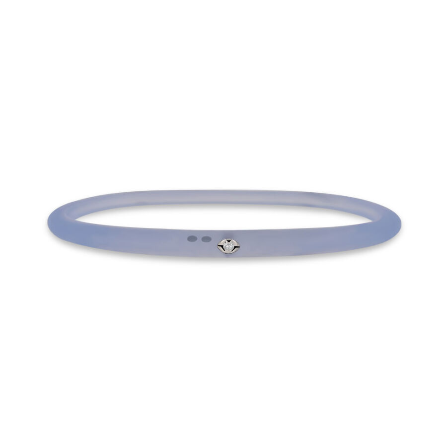 0.02 ct.Diamond Silicon Bracelet - 1