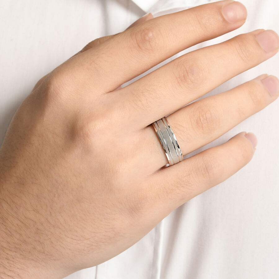 Platin Wedding Band - 4