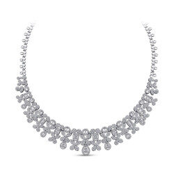 9.22 ct.Design Diamond Necklace - 1