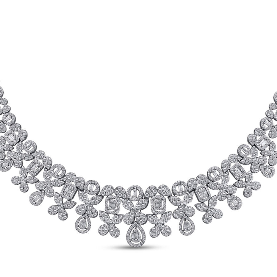 9.22 ct.Design Diamond Necklace - 2