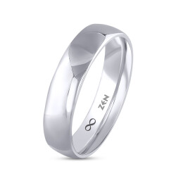 Platin Wedding Band - 1