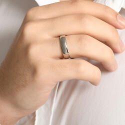 Platin Wedding Band - 3