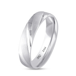Platin Wedding Band - Zen Diamond