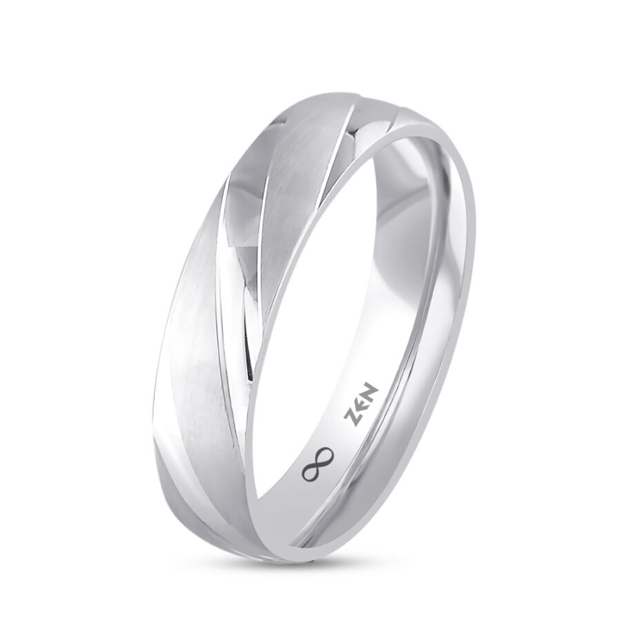 Platin Wedding Band - 1