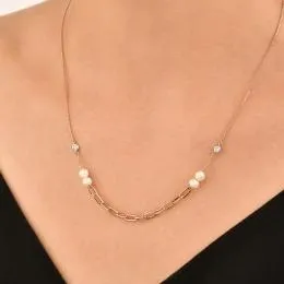 Pearl Diamond Pendant - 3