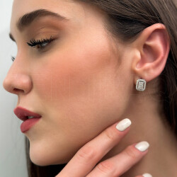 0.75 ct.Diamond Earrings - 4