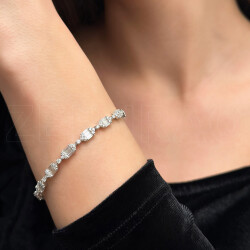 3.51 ct.Baguette Diamond Bracelet - 2