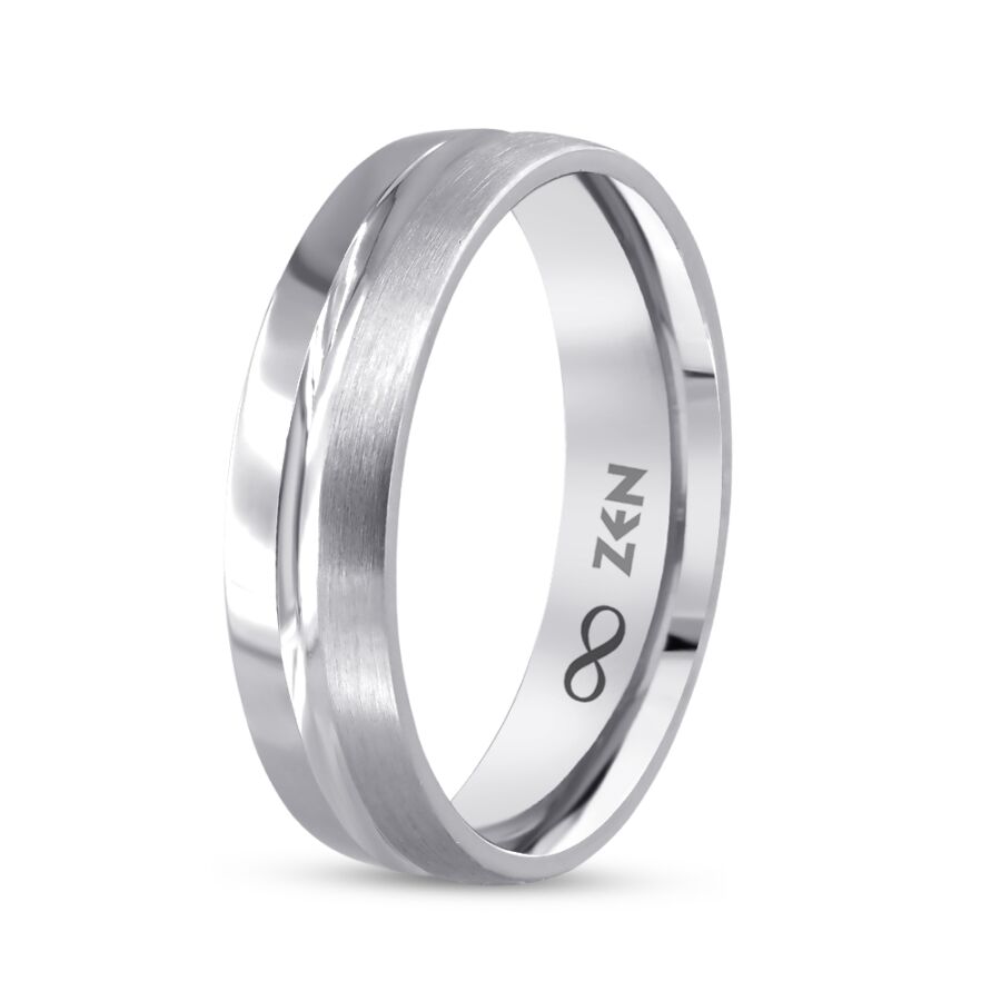 Platin Wedding Band - 1