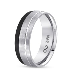 Platin Wedding Band - Zen Diamond