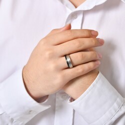 Platin Wedding Band - 4