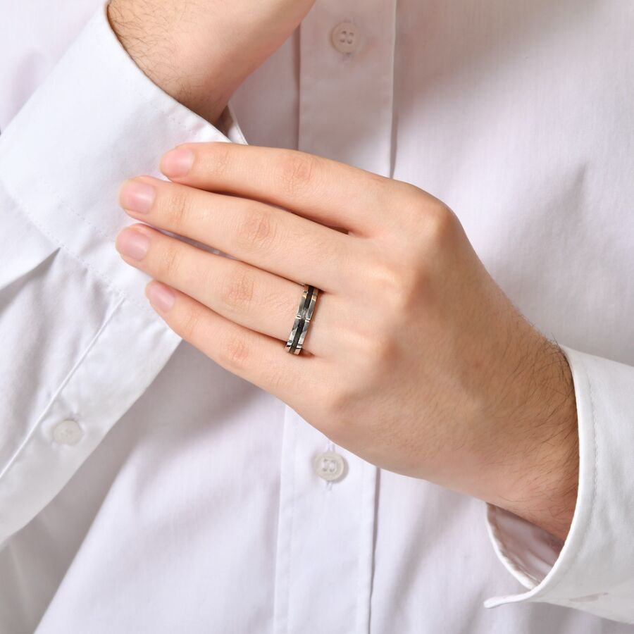 Platin Wedding Band - 4