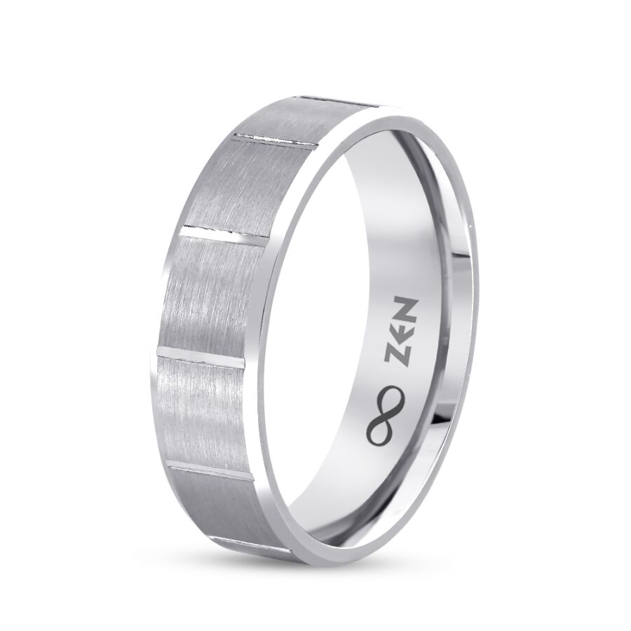 Platin Wedding Band - 1