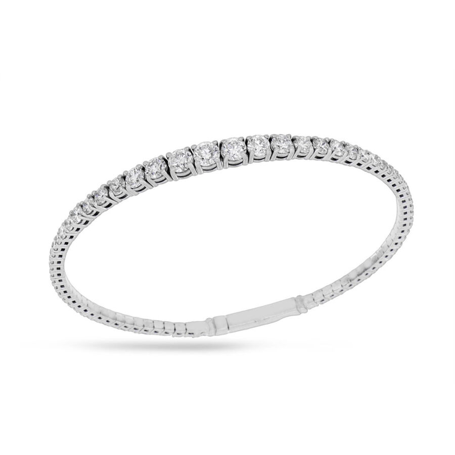 3.67 Carat Tennis Diamond Bracelet - 1