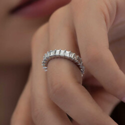 3.70 ct.Eternity Baguette Diamond Ring - 6