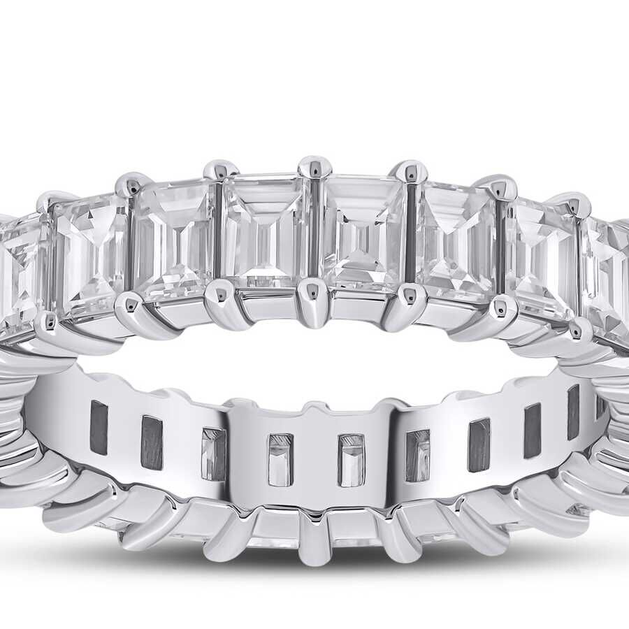 3.70 ct.Eternity Baguette Diamond Ring - 7