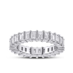 3.70 ct.Eternity Baguette Diamond Ring - 1
