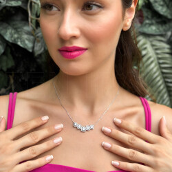 1.02 ct.Baguette Diamond Pendant - 3