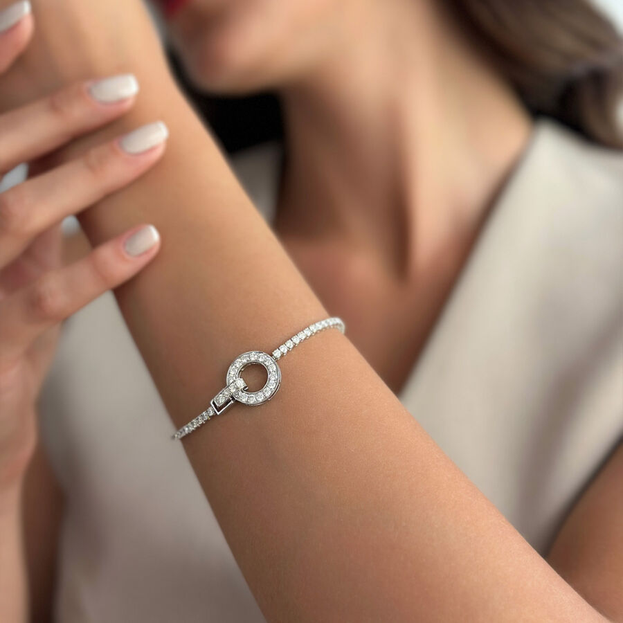 سوار مرصّع بالألماس 4.41 قيراط - 2