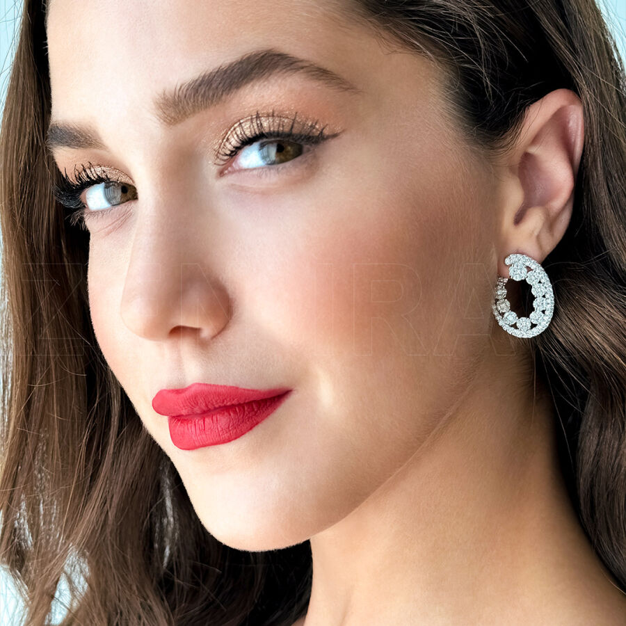 4.49 ct.Diamond Earrings - 2