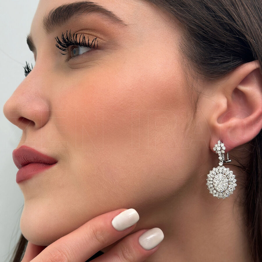 4.64 ct.Diamond Earrings - 1
