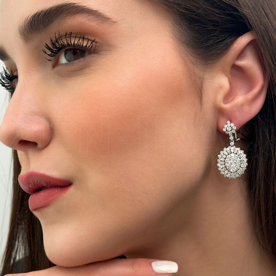 4.64 ct.Diamond Earrings - 2