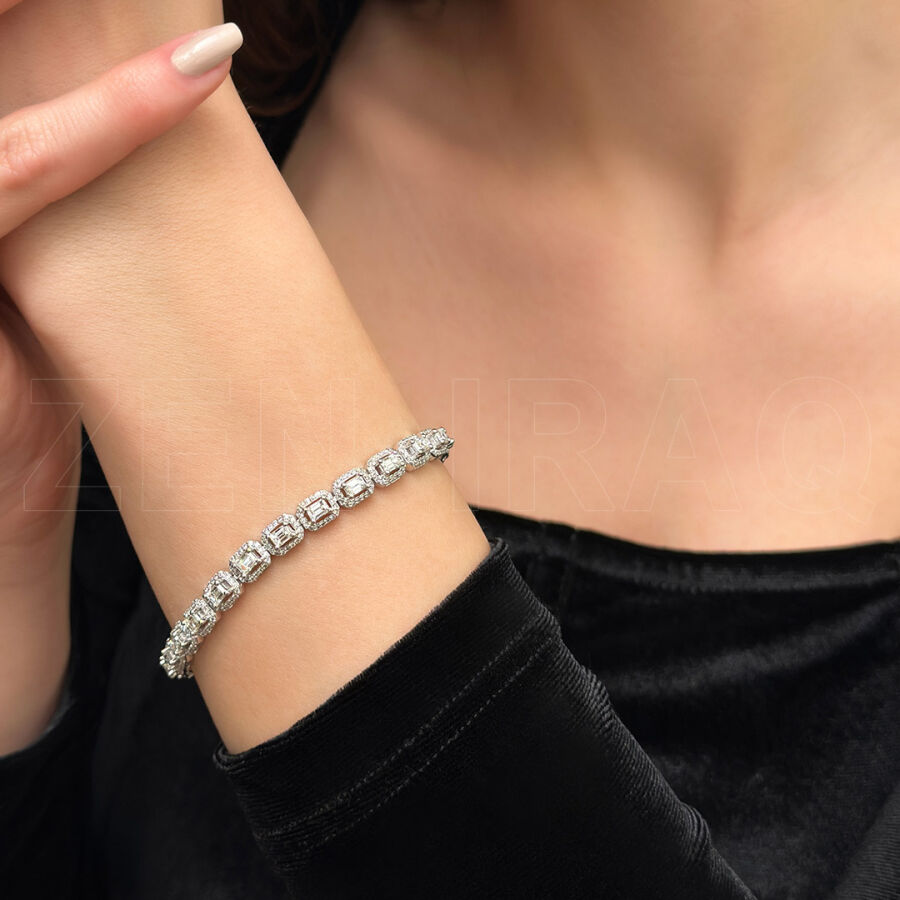 5.27 ct.Design Diamond Bracelet - 1