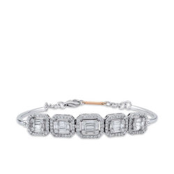 1.18 ct.Baguette Diamond Bracelet - Zen Diamond