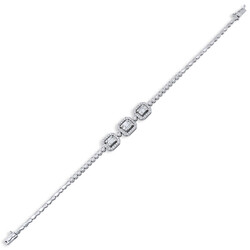 1.27 ct.Baguette Diamond Bracelet - 1