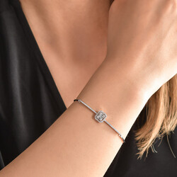 0.53 ct.Baguette Diamond Bracelet - 3