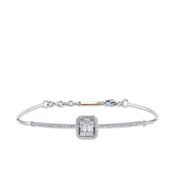 0.53 ct.Baguette Diamond Bracelet - 1
