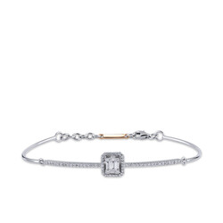 0.36 ct.Baguette Diamond Bracelet - 1