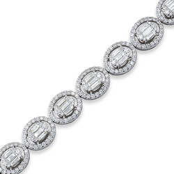 4.55 ct.Baguette Diamond Bracelet - 2