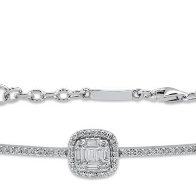 0.35 ct.Baguette Diamond Bracelet - 2