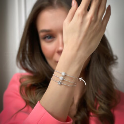 0.48 ct.Baguette Diamond Bracelet - 3