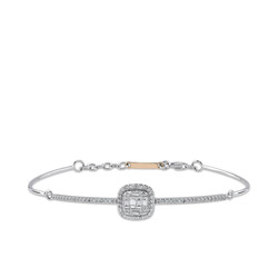 0.50 ct.Baguette Diamond Bracelet - 1