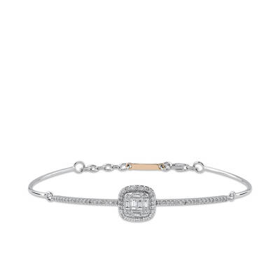 0.50 ct.Baguette Diamond Bracelet - 1