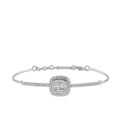 0.95 ct.Baguette Diamond Bracelet - 2