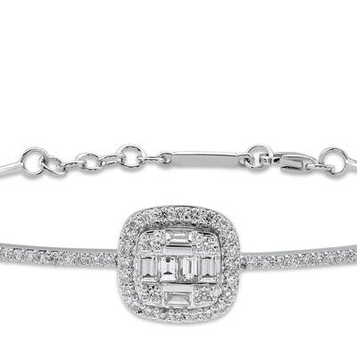 0.95 ct.Baguette Diamond Bracelet - 3