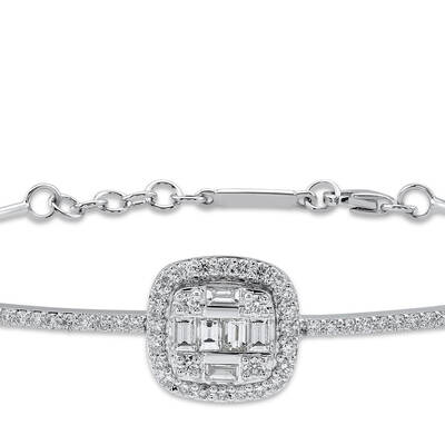 1.02 ct.Baguette Diamond Bracelet - 2
