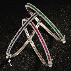 1.96 ct.Sapphire Diamond Bracelet - 5
