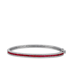 2.70 ct. Diamond Ruby Bracelet - 1